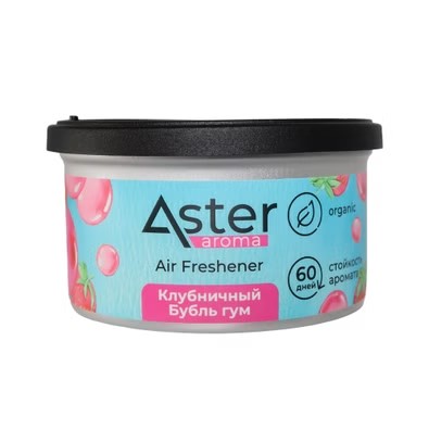 Ароматизатор на панель ASTER Клубничный Бубль Гум 43 гр -D- арт:AA-010-SB