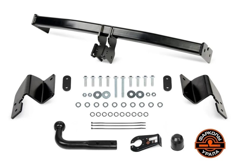 Фаркоп Hyundai Solaris с 2017-2020 г. с 2020 г. Kia Rio c 2017-2020 г. с 2020 г. (без электрики) -D- арт:U23021