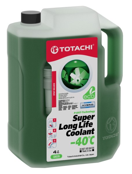 Антифриз TOTACHI Super LLC G-12 -40С (4 кг.) зеленый -D- арт:41604