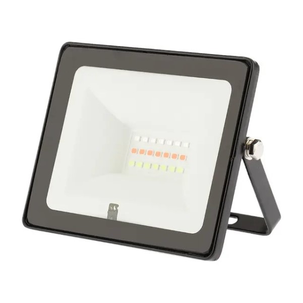 Фонарь прожектор светодиодный 10Вт мультиколор (RGB) с пультом ДУ -D- арт:605-010