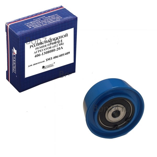 Ролик натяжителя ремня /УАЗ дв. ЗМЗ 40905, 409051/ Евро-4 D-12мм -D- арт:406-1308080А(306086)