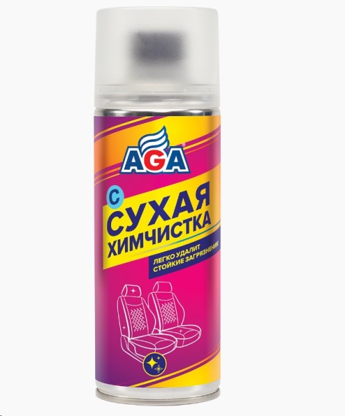 Химчистка салона  сухая  520 мл (аэрозоль) -D- арт:AGA454C
