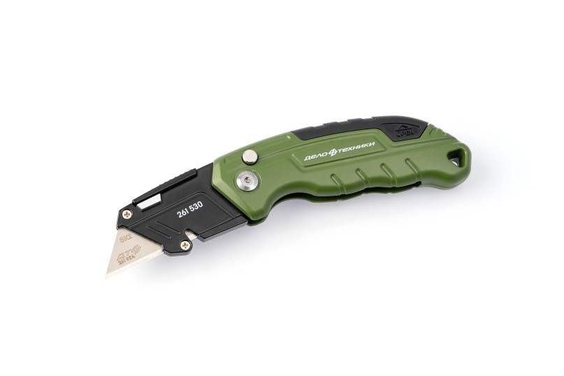 Нож с трапециевидным лезвием складной -D- арт:261530