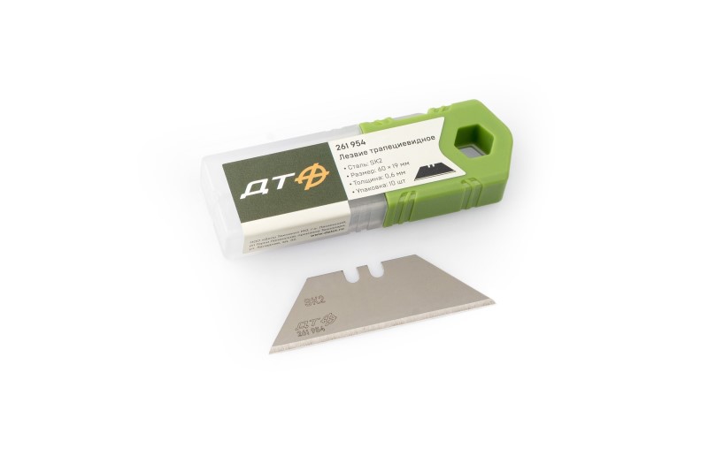 Лезвия для строительного ножа 19 мм (10 шт) -D- арт:261954