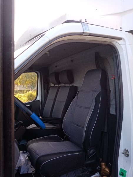 Чехлы на сиденье /Г-3302 NEXT/ 3 мест. (2 подголовника) Жаккард серый с боковой поддержкой -D-