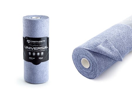 Салфетка из микрофибры в рулоне 30 шт 25*25 см СА-801 -D- арт:24320