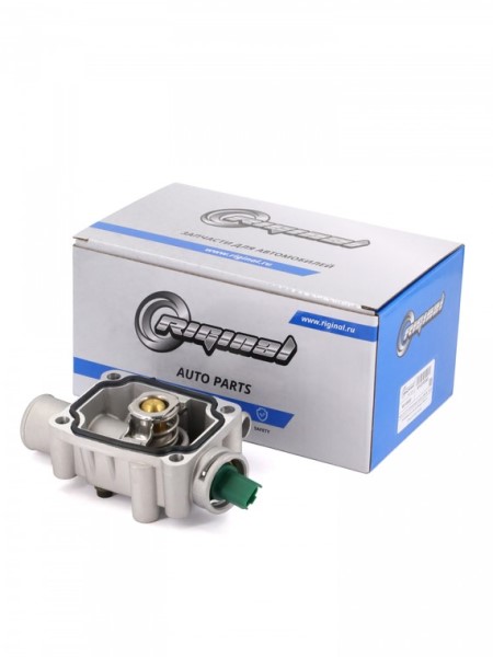 Термостат Citroen C2 C3 C4 Peugeot 1007 207 307 1.4-1.6i с 2000 г. (в сборе с корпусом) -D- арт:RG1300022