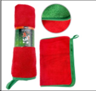 Салфетка из суперплотной микрофибры для сушки и полировки 32*43 см, плотность 800г/м2 (48873) -D- арт:LS0107