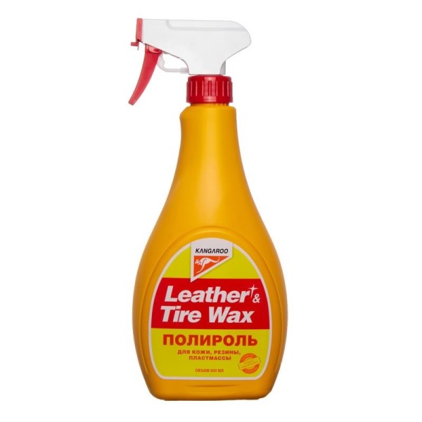 Полироль пластика и резины 500 мл Leather &amp; Tire Wax ite (триггер) универсальный (без губки) -D- арт:330126