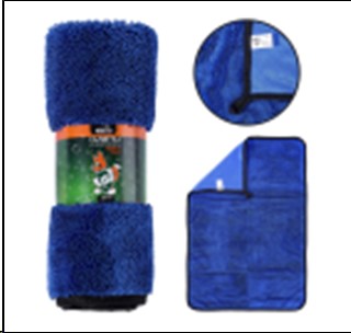 Салфетка из суперплотной микрофибры для сушки и полировки 40*60 см, высокий ворс, плотность 750г/м2 (48879) -D- арт:LS0113