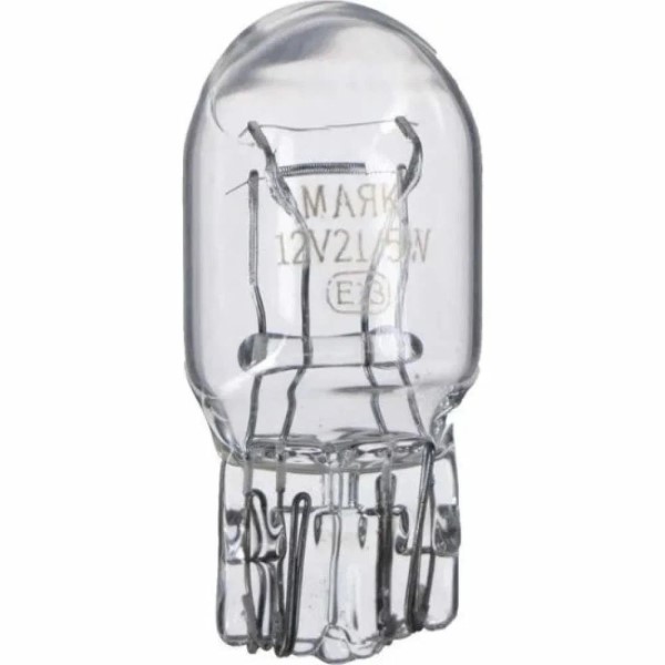 Лампа 2-конт. 12V W21/5W T20 без цок. W3x16q на иномарки -D- арт:61215бц/10