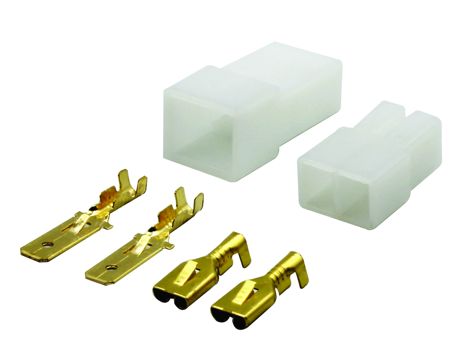 Разъем соединит. проводки 2 конт. 6.3 мм -D- арт:AVY-0247