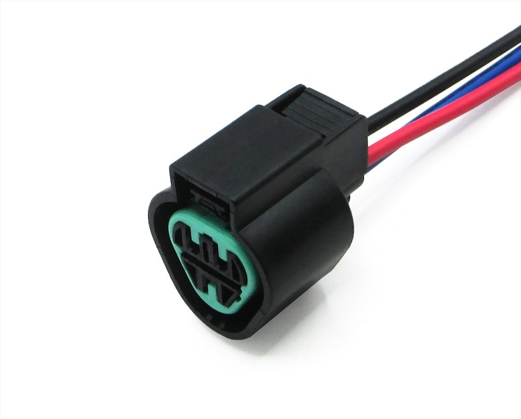 Разъем PB62503027 (3pin) 3-x конт. ДХО, ПТФ, электрокорректора фар, боковых повторителей поворота Hyundai, Kia -D- арт:AX6383