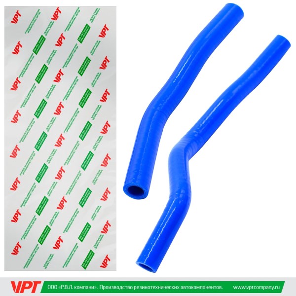 Патрубок печки /2123/ 2 шт инж. силикон -D- арт:V-10761