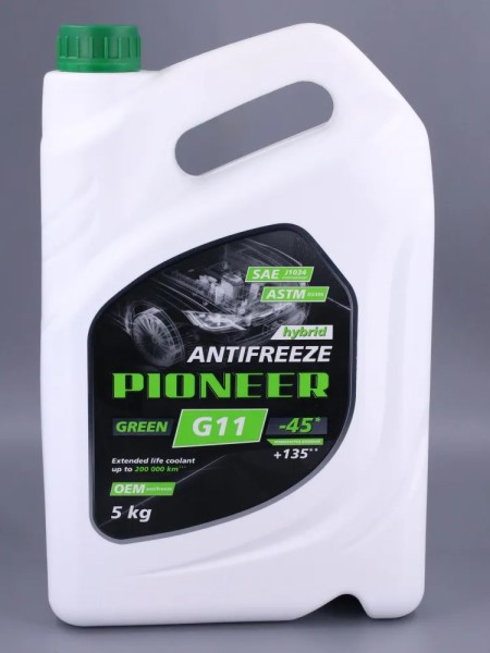 Антифриз  PIONEER  G-11 -40С (5 кг.) зеленый -D- арт:006001002077