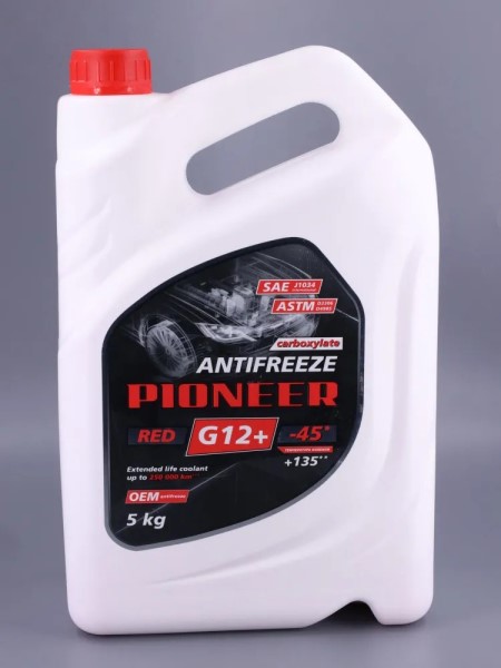 Антифриз  PIONEER  G-12 -40С (5 кг.) красный -D- арт:006001001077