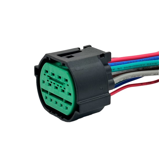 Разъем GL30114021 (13pin) 13 конт к жгуту мотор.остека (Фара RH-LH) для Haval; подключен фар головн.света Hyundai Kia -D- арт:AX64013