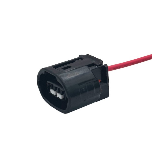 Разъем 61890442 (3pin) 3 конт к генератору для Chery, Citroen,Geely,Haval,Hyundai,Mitsubishi,Toyota; плате ксенонов фары -D- арт:AX6493