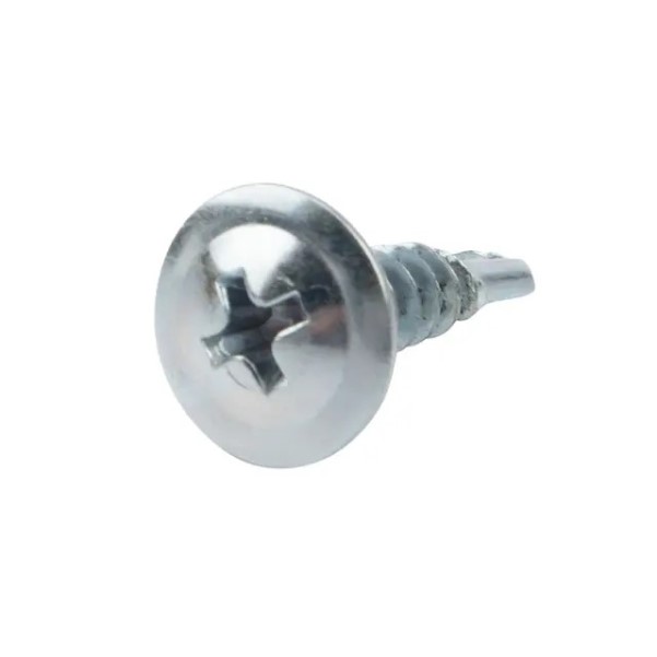 Саморез Ф4,2*16 крест шлиц (уп. 200 шт) с прессшайбой -D- арт:KR-01-3362-003