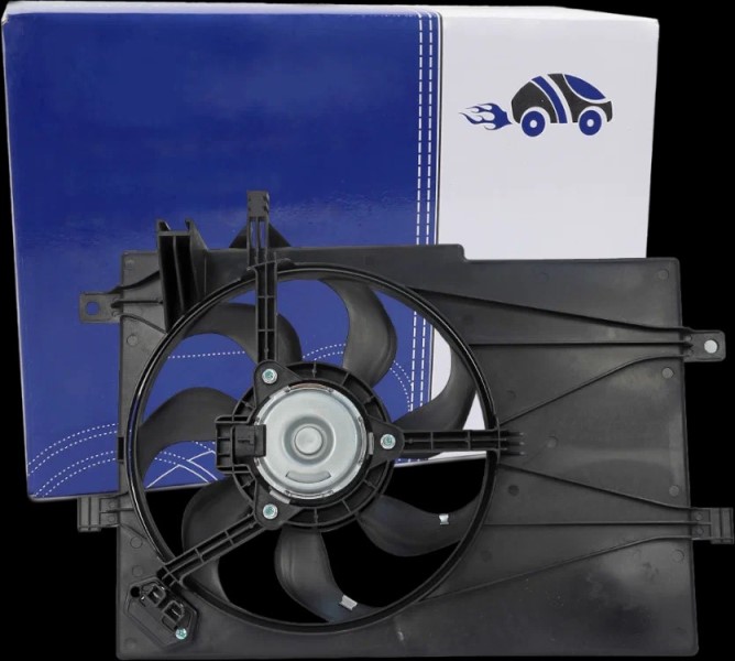 Вентилятор охл. радиат. в сб. Fiat Albea с 2002 г. МТ унив. с диф. -D- арт:RCF0054GS