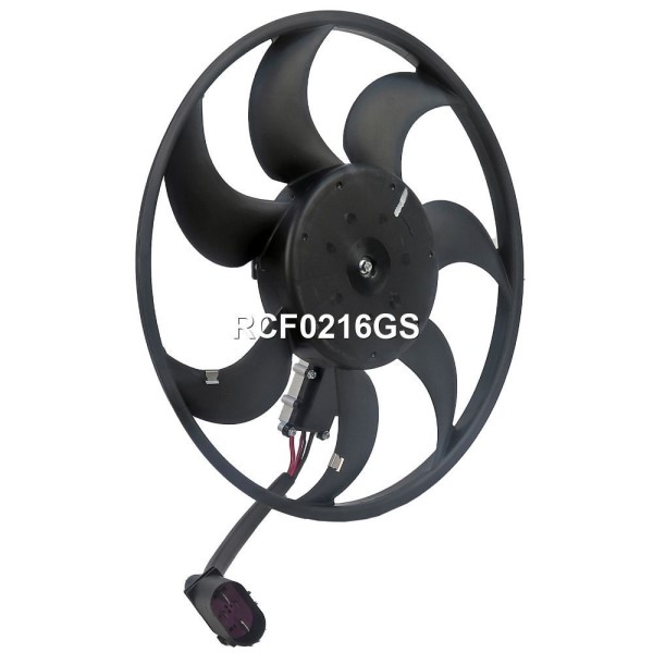 Вентилятор охл. радиат. в сб. Volkswagen Touareg c 2002 г. (420 мм, прав.) -D- арт:RCF0216GS