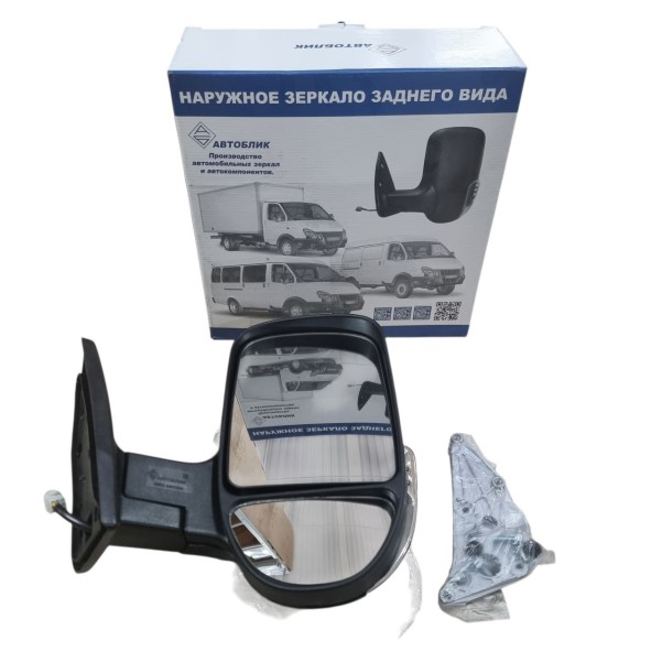 Зеркало бок. /Г-3302 Бизнес/ прав. с эл.прив. обогрев. с поворот. -D- арт:3302-8201206-211