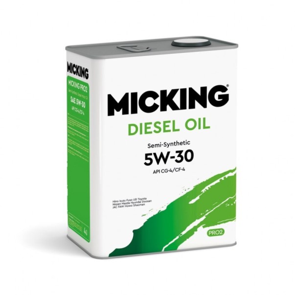 Масло моторное Micking Diesel Oil PRO2 5W30 CG-4/CF-4 (4л) полусинтетическое