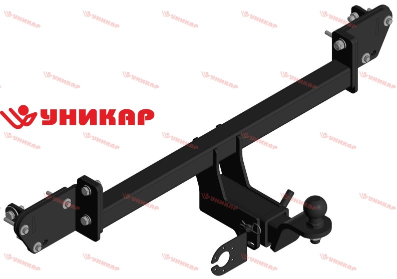 Фаркоп Toyota Yaris Cross с 2020 г. (без электрики) под квадратное дышло -D- арт:22816Е