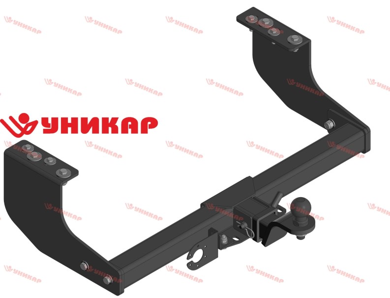 Фаркоп /Г-23107/ 4х4 полнопривод. бортовой под квадратное дышло (без электрики) -D- арт:02312Е