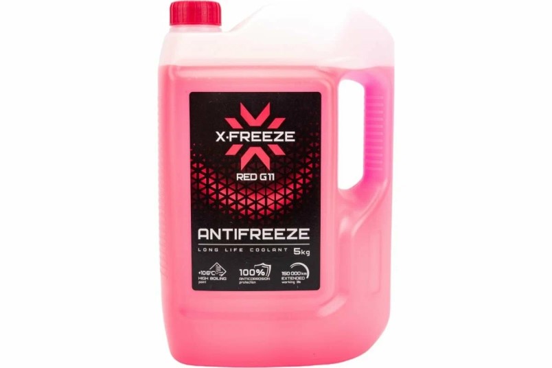 Антифриз  X-Freeze Red  -30С (5 кг.) красный