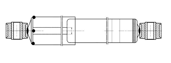 Амортизатор Chevrolet Spark 05- Matiz M200/M250 задн. газомасл. -D- арт:AG 05515