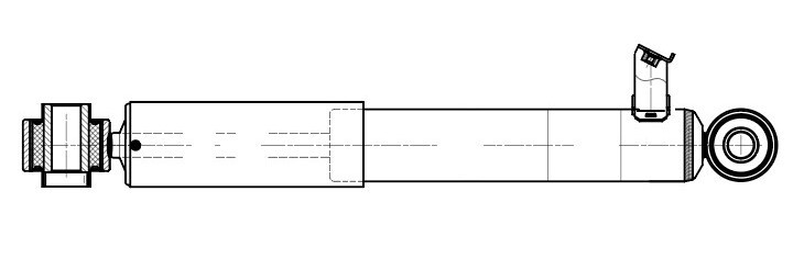 Амортизатор Hyundai Santa Fe с 2012 г. Kia Sorento с 2009 г. задн. газомасл. -D- арт:AG 08509