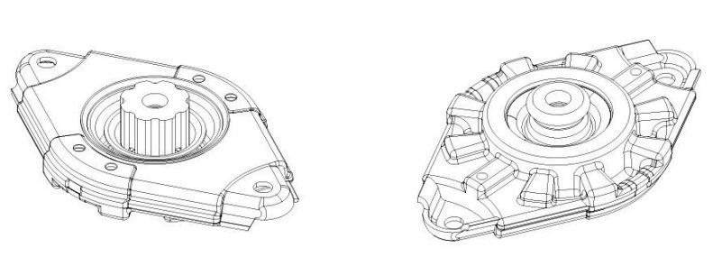 Опора стойки Nissan Almera N16 Classic B10 задн. -D- арт:SA 1461