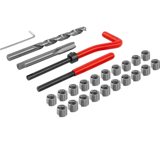 Набор для восстановления резьбы M8*1,25 (25 предметов) -D- арт:TRIS8125