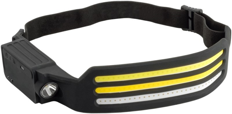 Фонарь налобный COB+LED, аккумуляторный, 6 режимов 500Lm, Li-ion 1100mAh (зарядка Type-C)