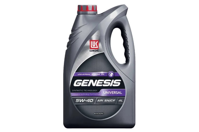 Масло моторное Лукойл GENESIS Universal 5W40 SN/CF A3/B4 (4л.) синтетическое (бенз., диз.)