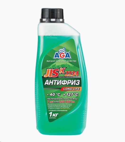 Антифриз AGA Long Life JIS K -40С (1 кг.) зеленый