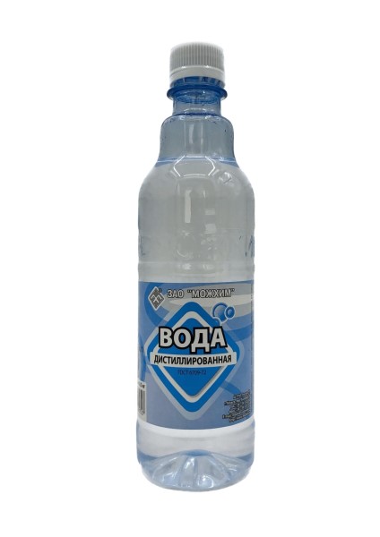 Вода дистиллированная 0,5 л