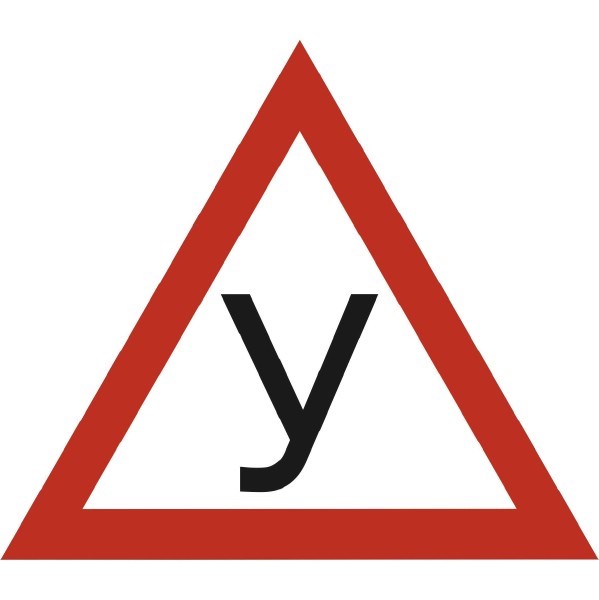 Наклейка Автознак У (200*200) наруж (уп. 10шт)