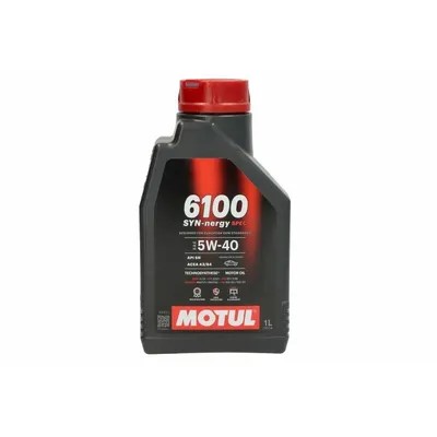Масло моторное MOTUL 6100 Syn-Nergy Spec 5W40 SN A3/B4 (1л.) синтетическое (бенз.)