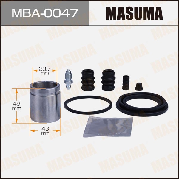 Ремкомплект тормозного суппорта с поршнем d-43 MASUMA, 243914 rear