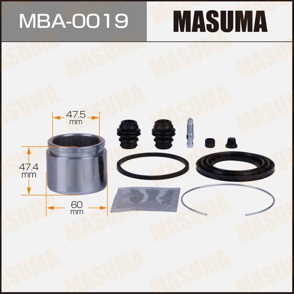 Ремкомплект тормозного суппорта с поршнем d-60 MASUMA, 260919 front