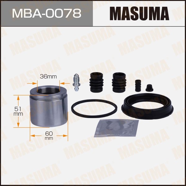 Ремкомплект тормозного суппорта с поршнем d-60 MASUMA, 260964 front