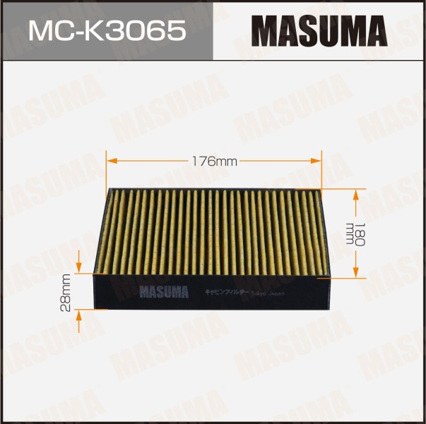 Салонный фильтр AC0261 MASUMA KIA PICANTO III  (1/40)