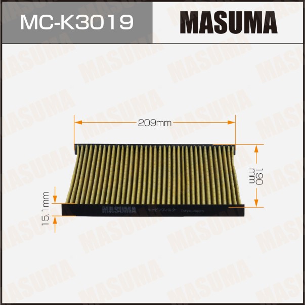 Салонный фильтр AC9312 MASUMA KIA RIO III  (1/40)