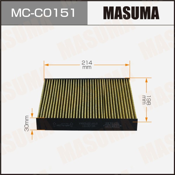 Салонный фильтр MASUMA JAC T8 PRO 23-  (1/40)