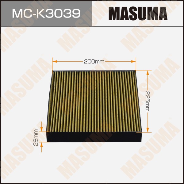 Салонный фильтр AC0239 MASUMA CRETA, SPORTAGE IV / GAMMA, THETA2 16-  (1/40)