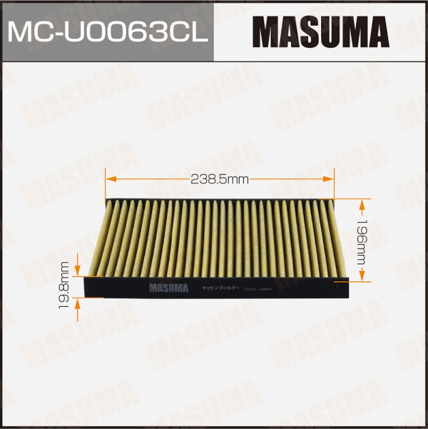 Салонный фильтр AC0312 MASUMA угольный JEEP WRANGLER 18- (1/40)