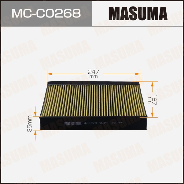 Салонный фильтр AC0346C MASUMA (1/40)