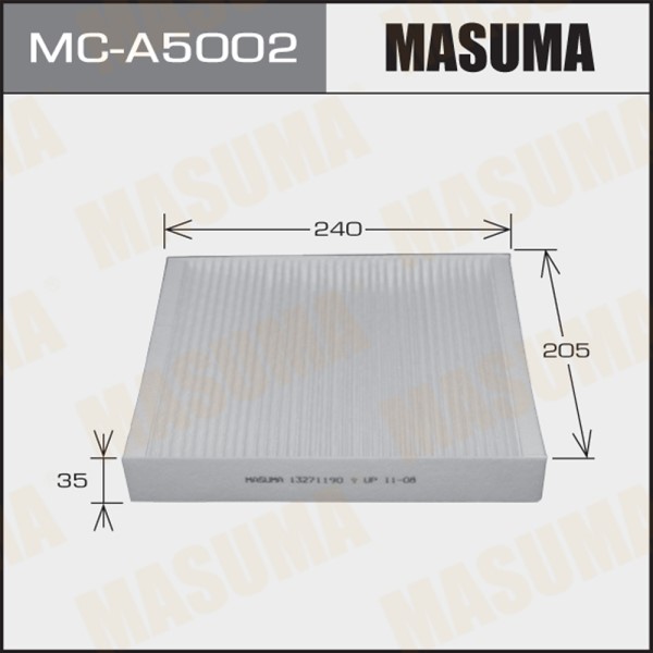 Салонный фильтр AC9205 MASUMA CHEVROLET/ CRUZE/ V1600, V1800, V2000 09- (1/40)